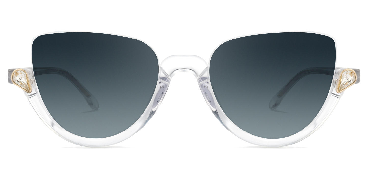 Felicia Cat Eye Clear Sunglasses 0