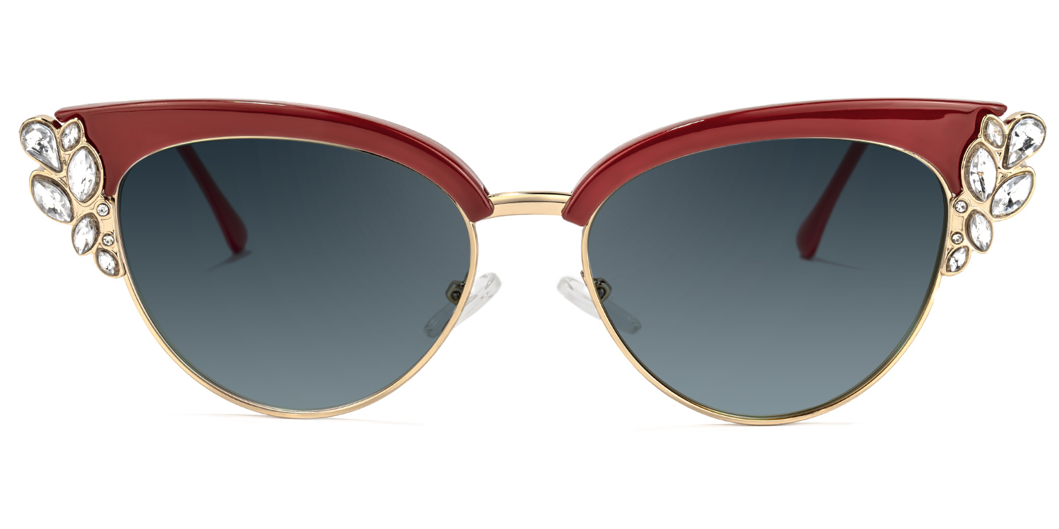 Hearn Cat Eye Red Sunglasses0