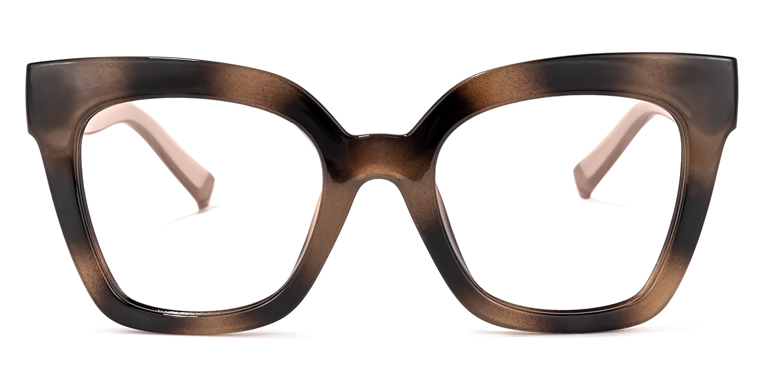 Malcolm Square Burnt Umber Glasses