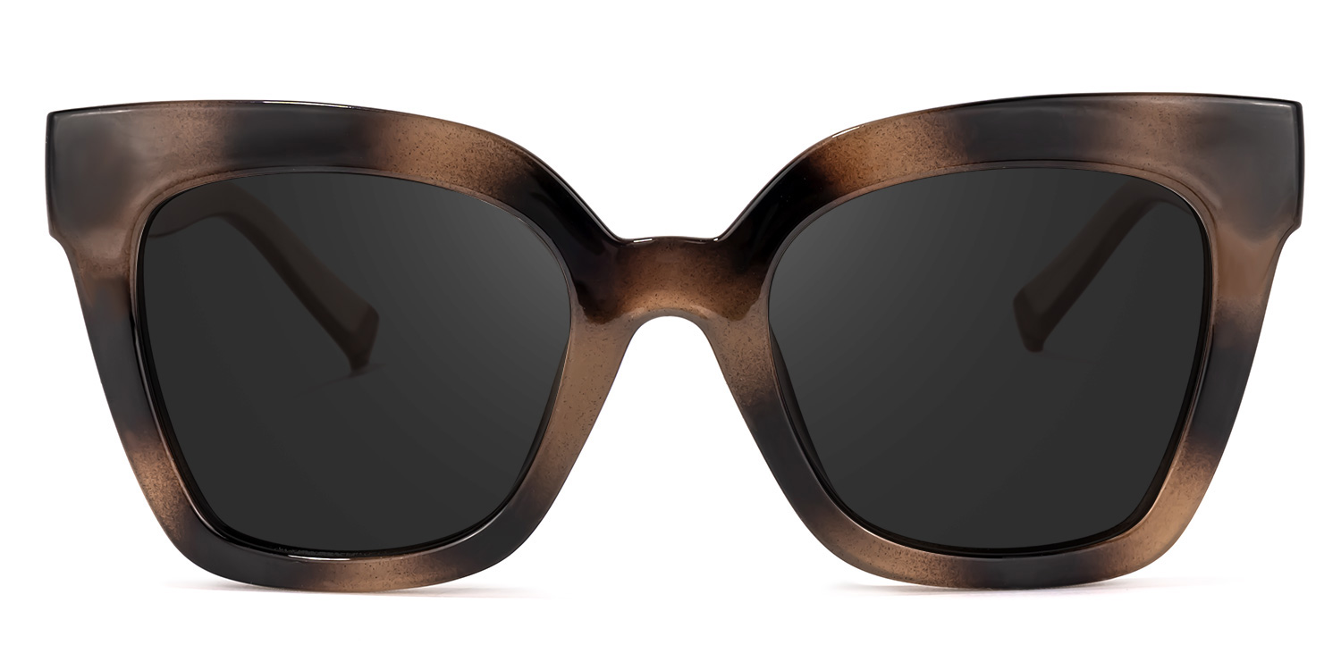 Malcolm Square Burnt Umber Sunglasses