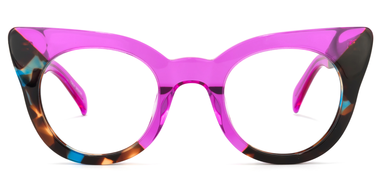 Godwin Cateye Purple Glasses