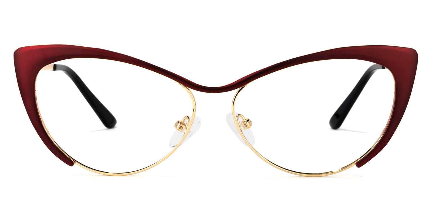 Ellen Cateye Red Glasses
