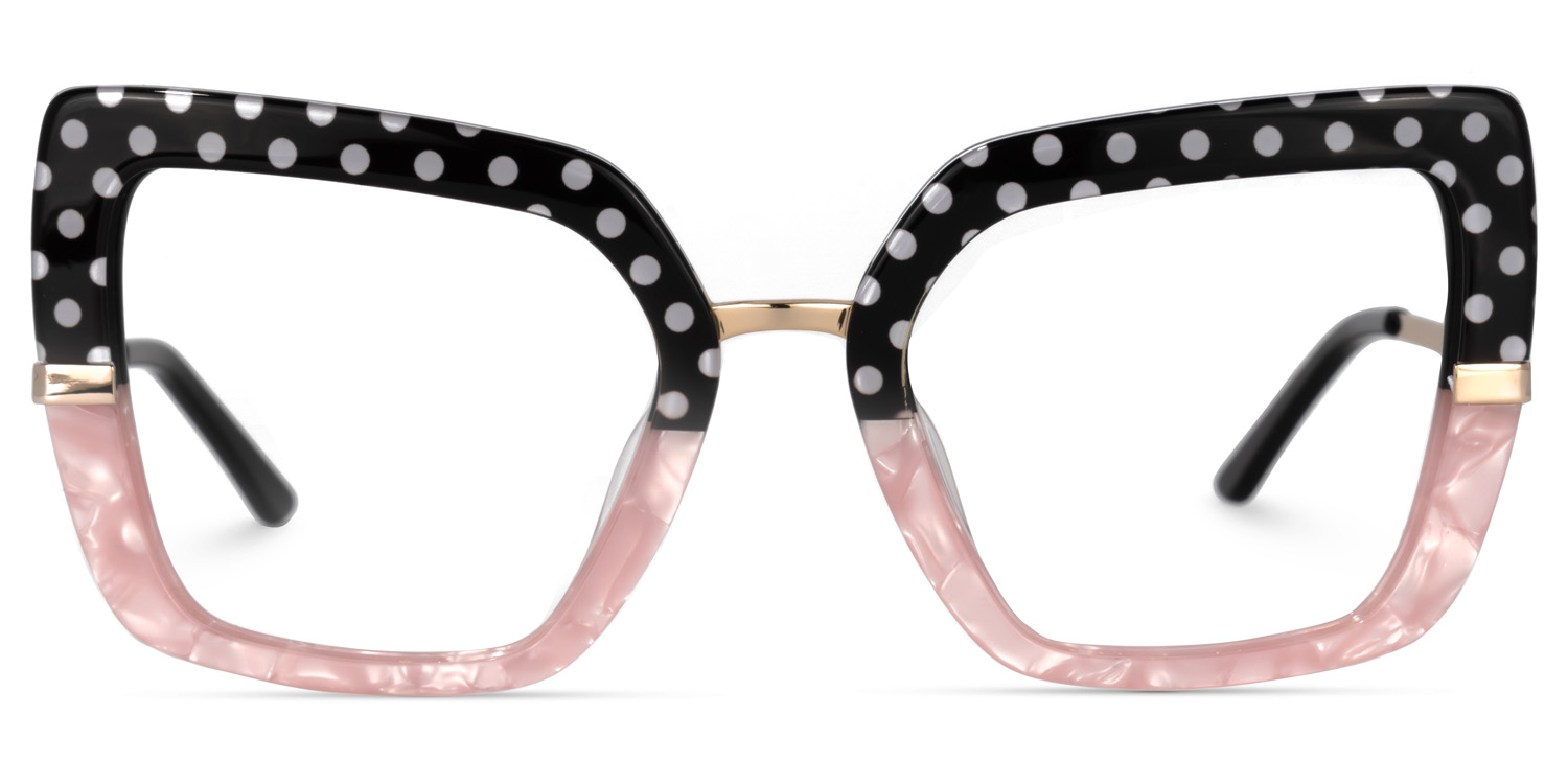 Natalin Square Pink Glasses