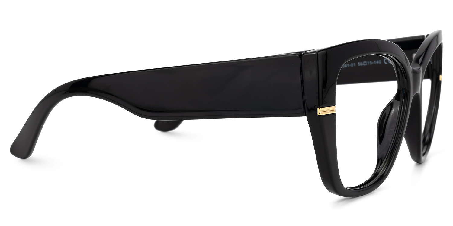 Oneida Geometric Black Glasses2