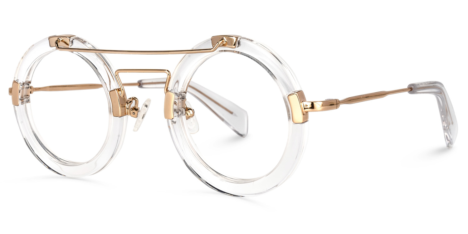 Martis Round Clear Glasses