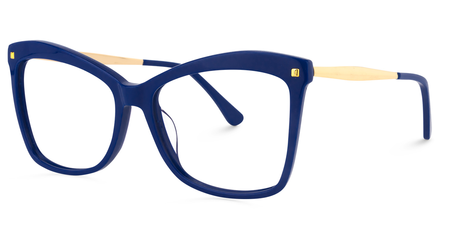 Isaebella Butterfly Blue Glasses