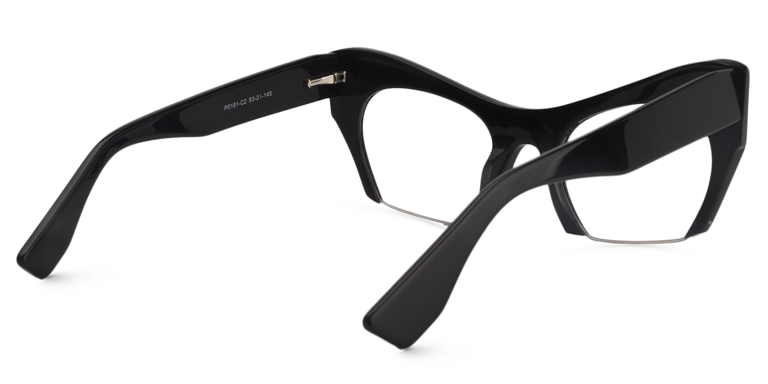 Kyle Cat Eye Black Glasses4