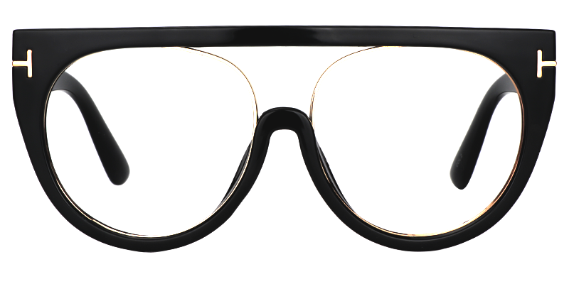 Dante Aviator Black Glasses