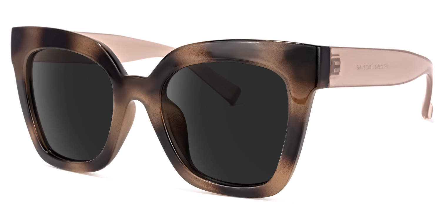 Malcolm Square Burnt Umber Sunglasses1