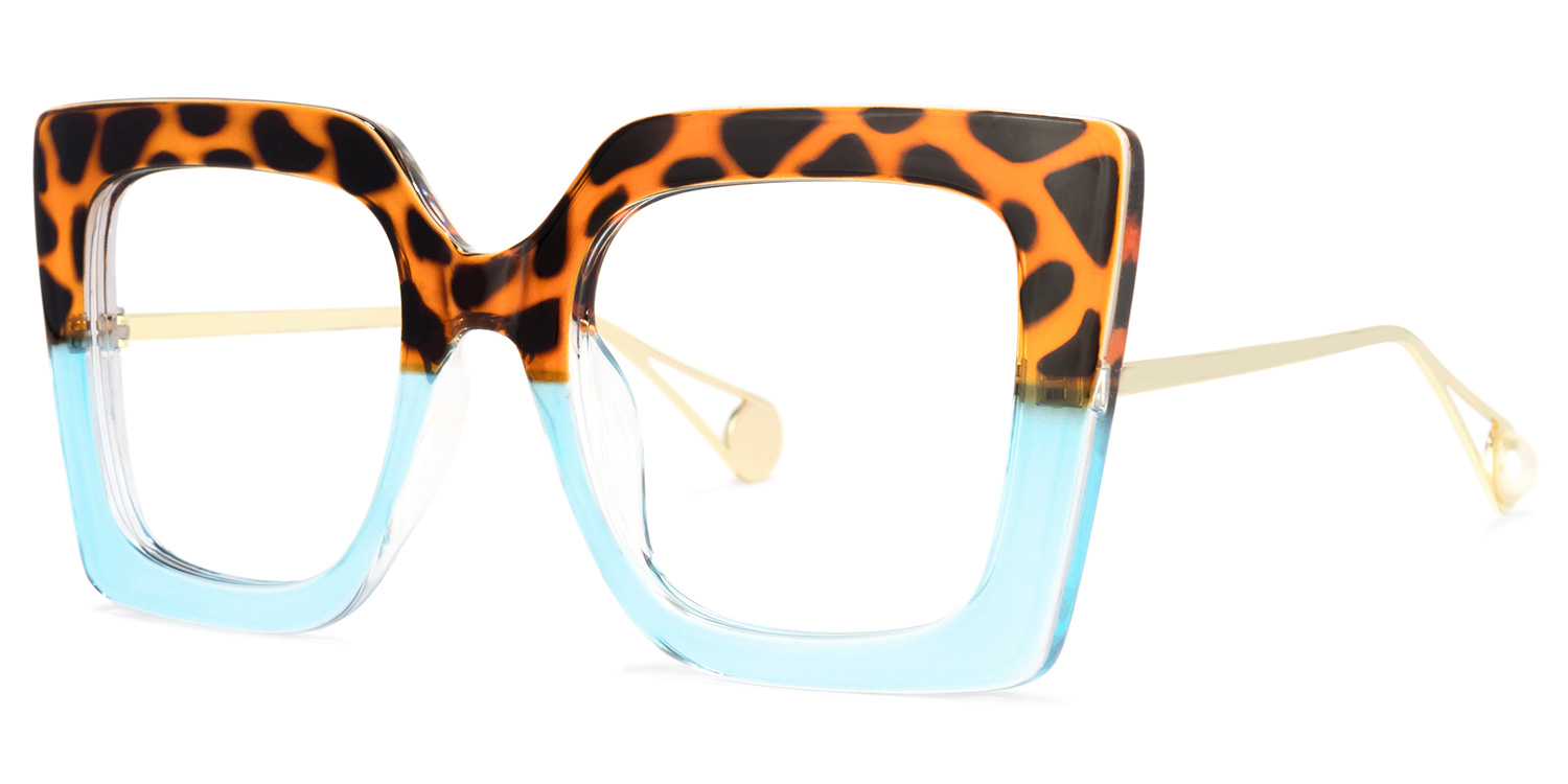 Qatar Square Tortoise Glasses