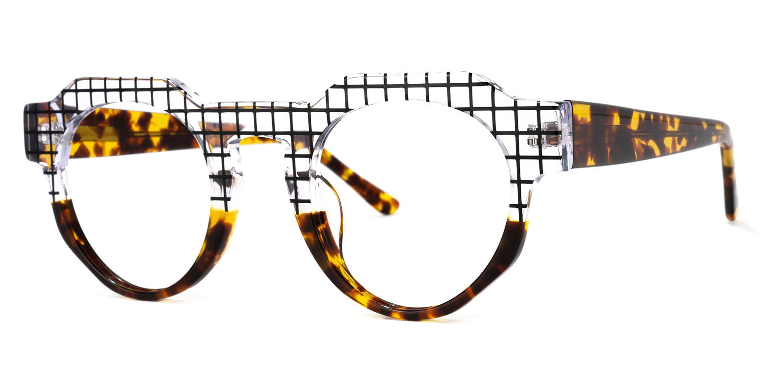 Karla Geometric Tortoise Glasses1