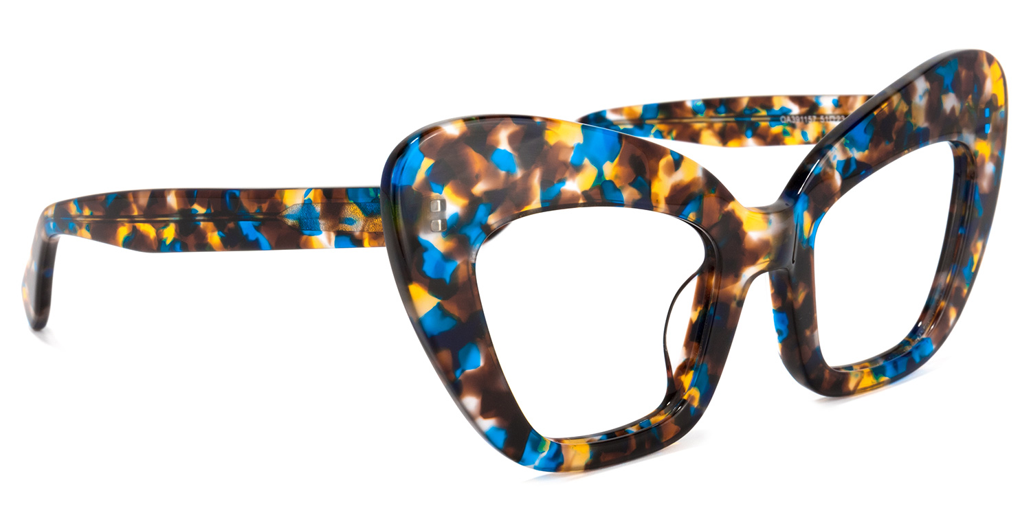 Tristan Cateye Blue-Tortoise Glasses2