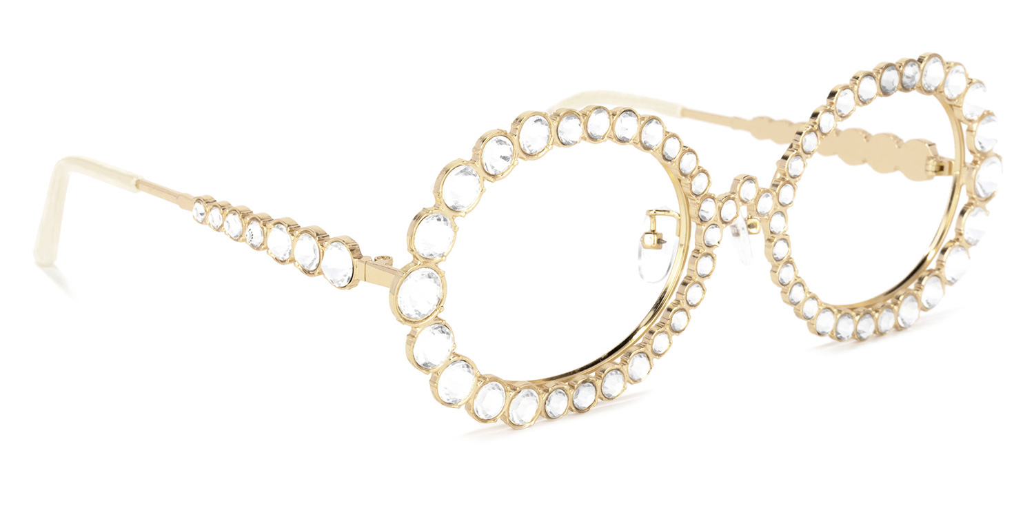Luheiden Oval Gold Glasses2