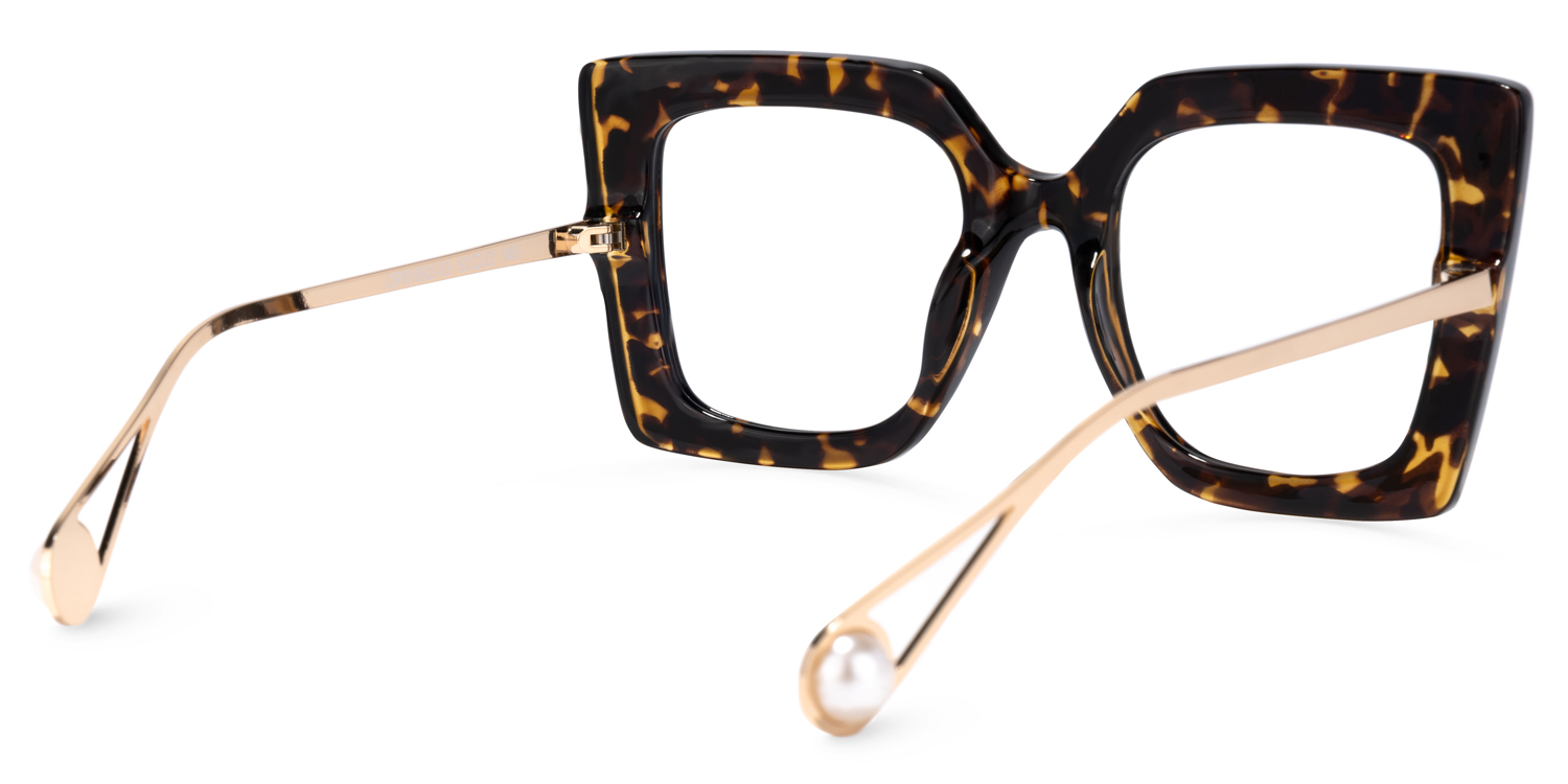 Qatar Square Tortoise-Gold Glasses3