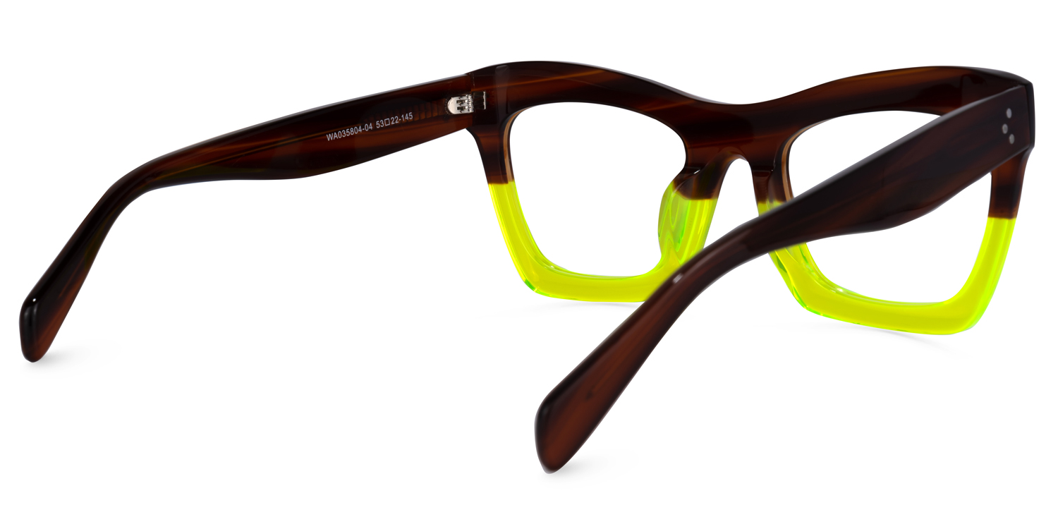 Benitez Square Green Glasses3