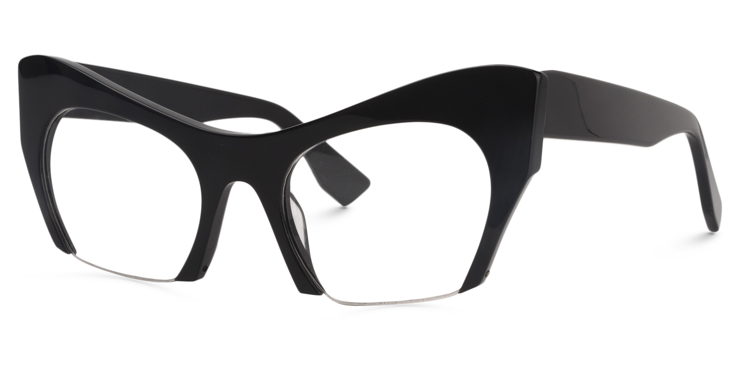 Kyle Cat Eye Black Glasses
