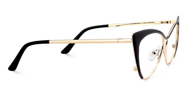 Ellen Cateye Black Glasses3