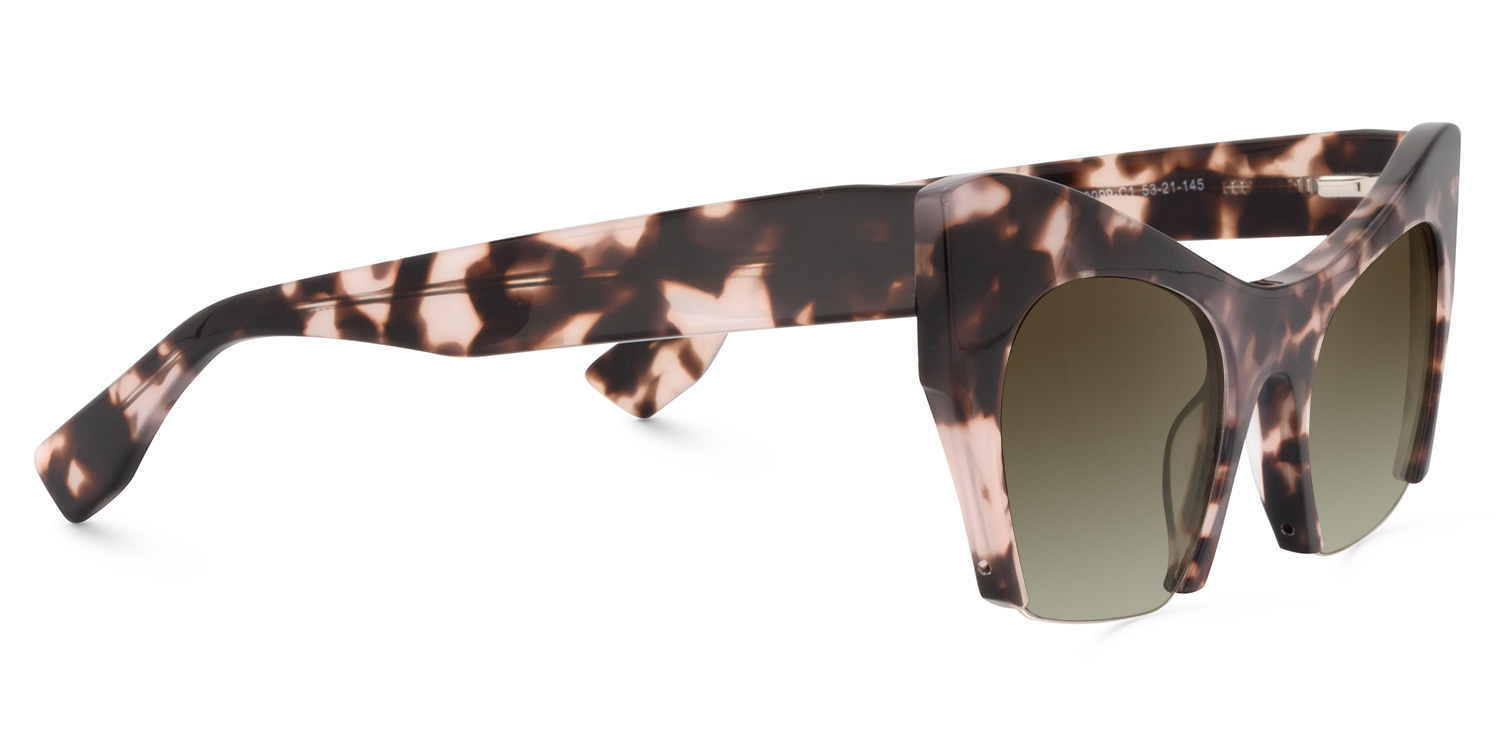Kyle Cat Eye Light-Tortoise Sunglasses3