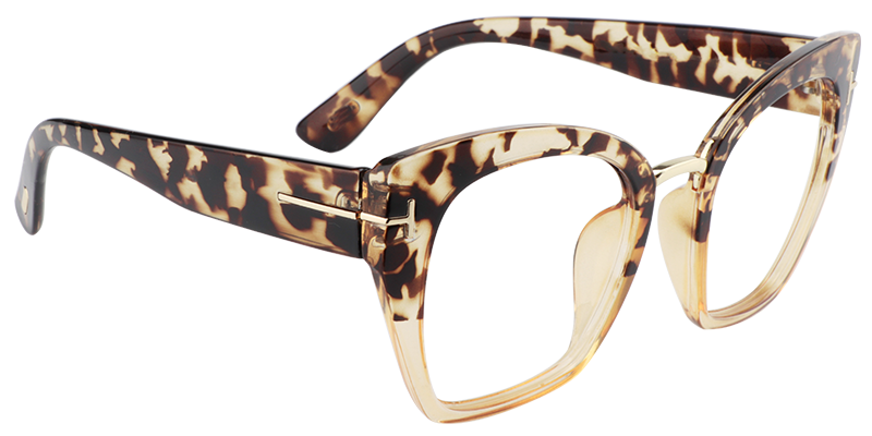 Lulu  Cat Eye Light Tortoise Glasses4