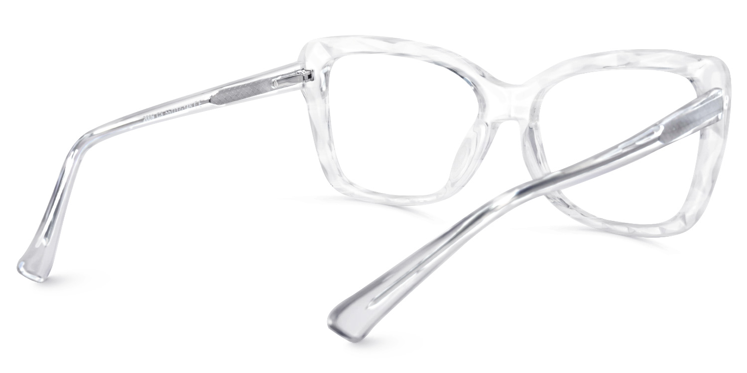 Edna Cateye Clear Glasses4