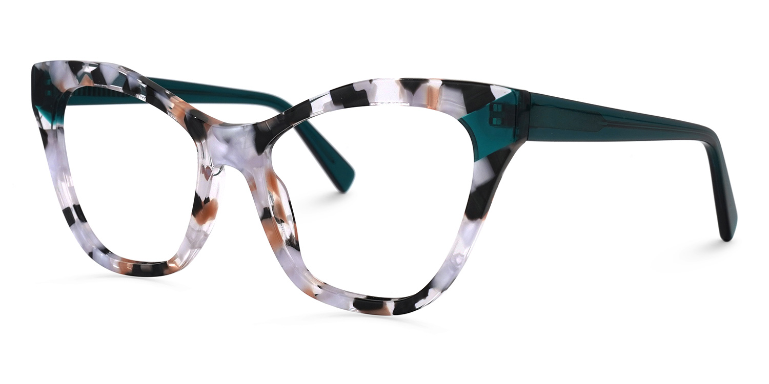 Cyrus Cateye Marble Glasses