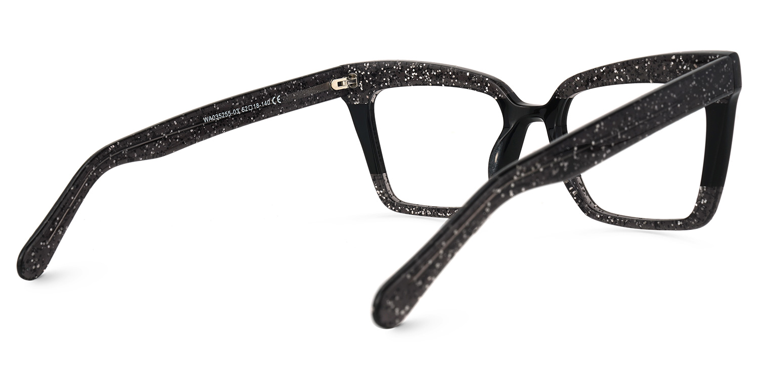 Akers Cateye Black Glasses3