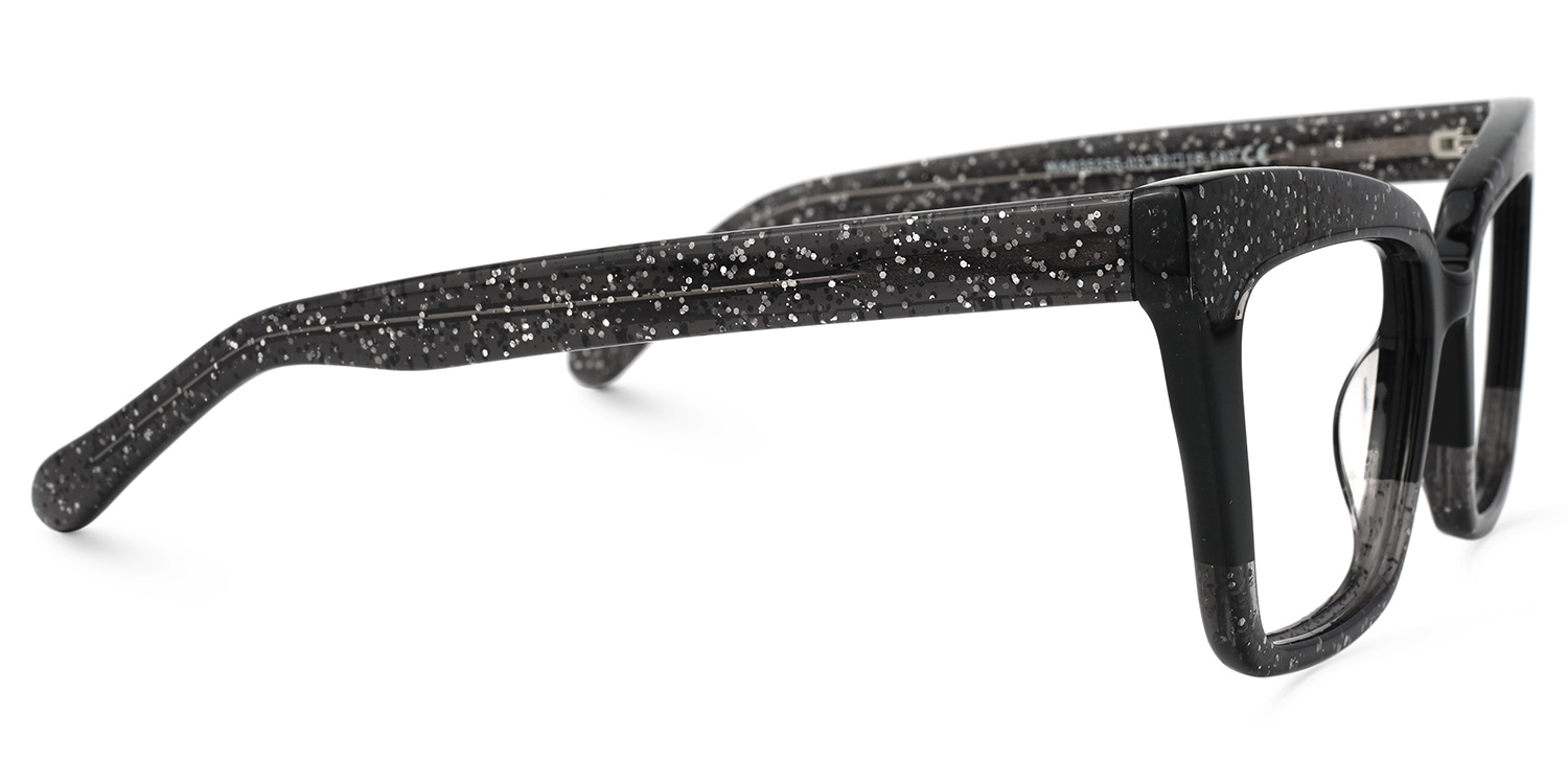 Akers Cateye Black Glasses2