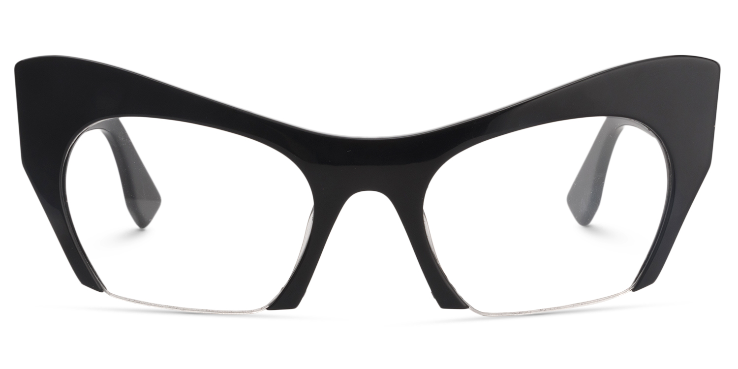 Kyle Cat Eye Black Glasses0