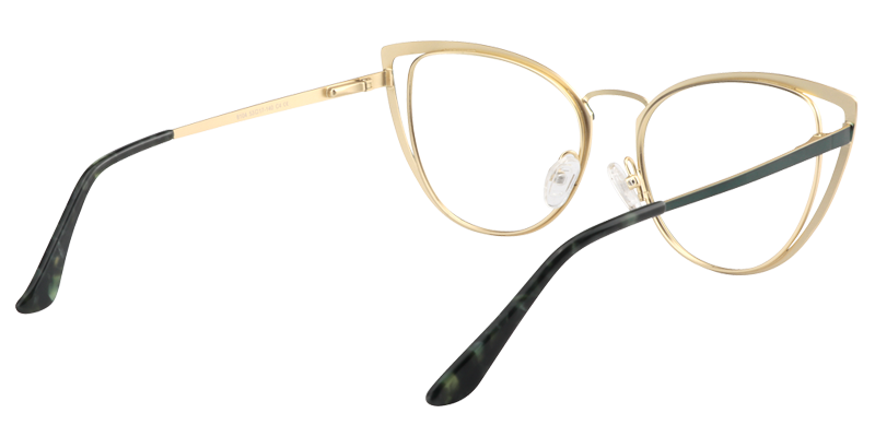 Cateye Green Glassess | Zeelool Eyeglass Frames5