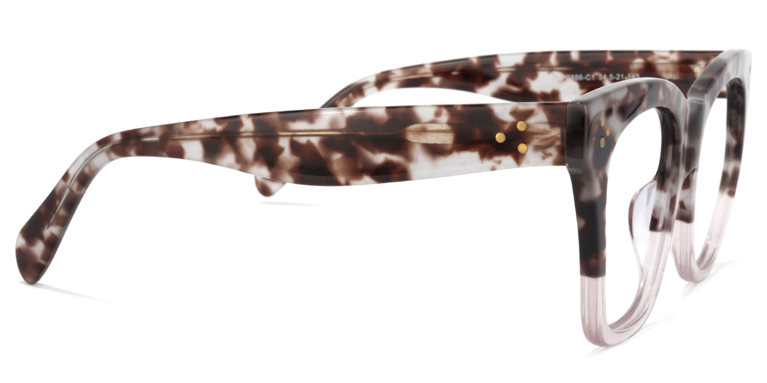 Tandy Rectangle Light-Tortoise Glasses3