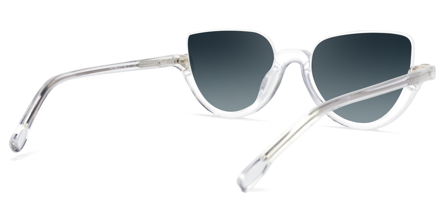 Felicia Cat Eye Clear Sunglasses 4