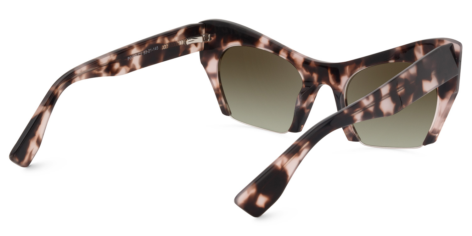 Kyle Cat Eye Light-Tortoise Sunglasses4