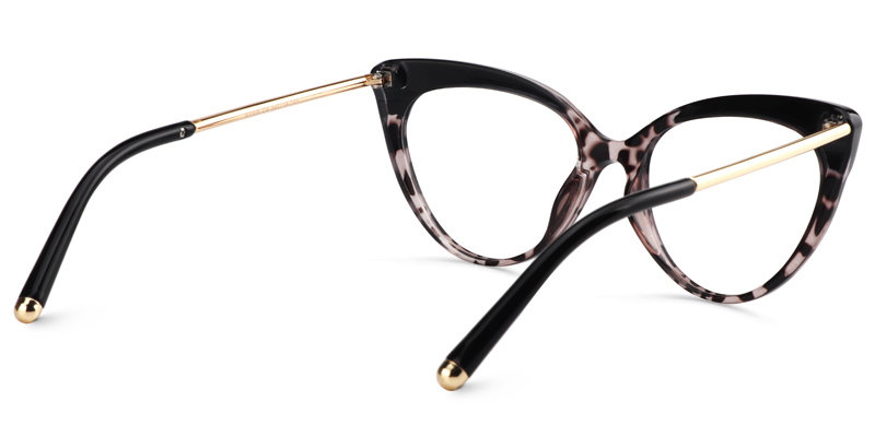 Alivia Cat Eye Black&Tortoise Glasses5