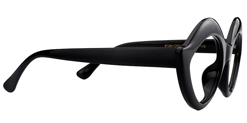 Lida Kiss Mouth Black Glasses4