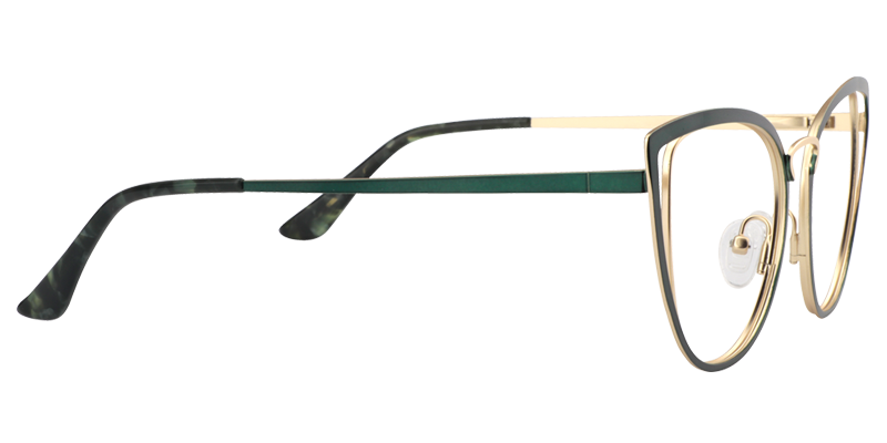 Eras Cateye Green Glasses4