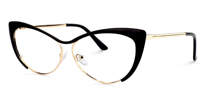 Cateye Black Glasses | Zeelool Eyeglasses4