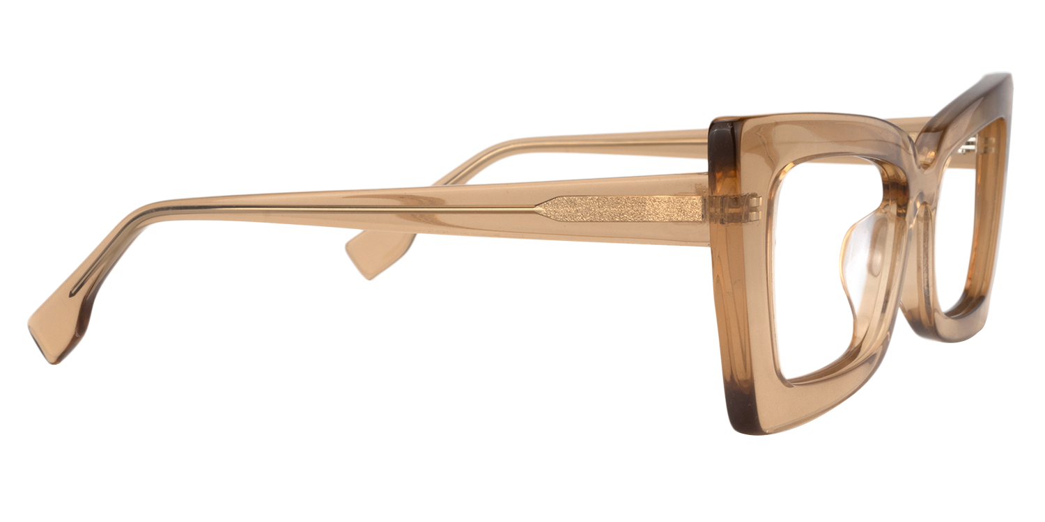 Newell Rectangle Brown Glasses3