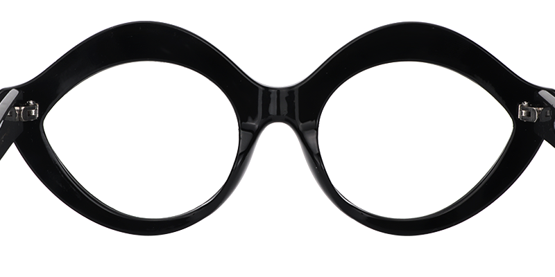 Lida Kiss Mouth Black Glasses5