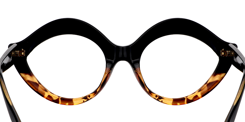 Lida Kiss Mouth Tortoise Glasses5