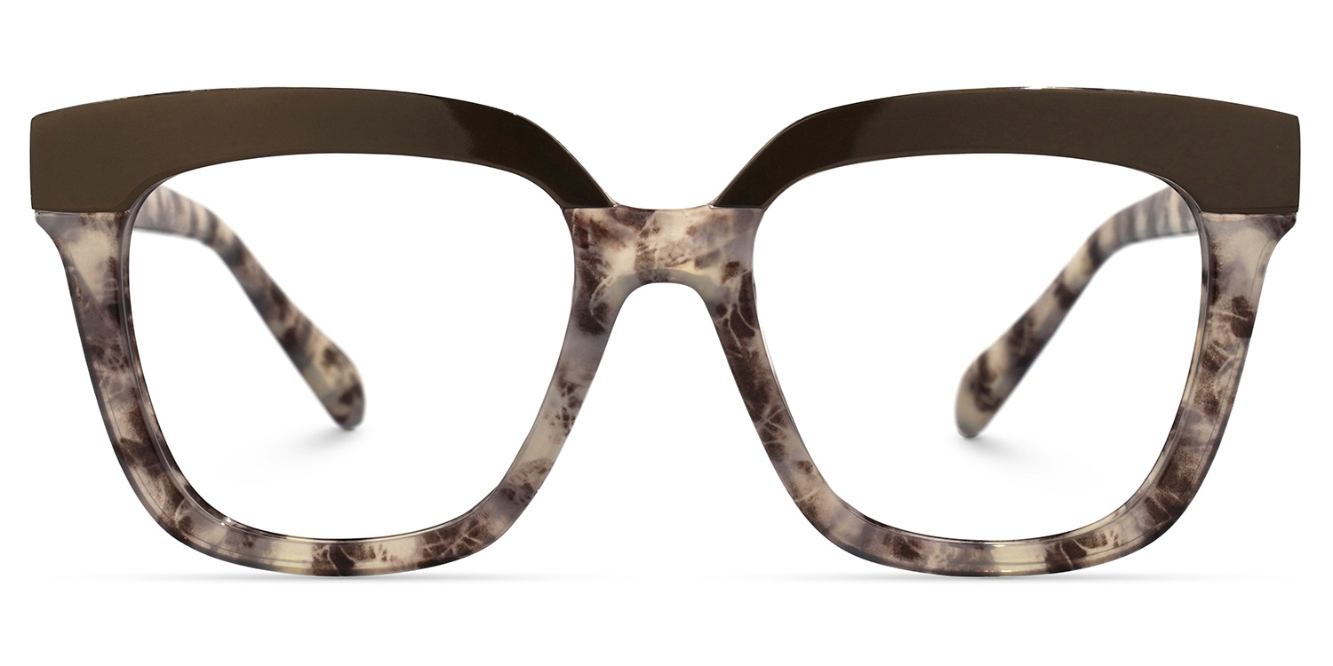 Cecelia Square Floral Glasses