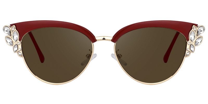 Hearn Cat Eye Red Glasses6