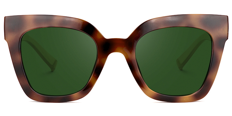 Square Burnt Umber Glasses | Zeelool Eyeglass Frames5