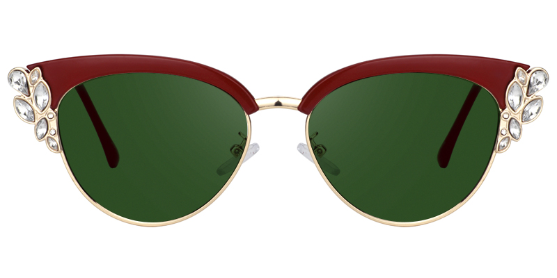 Cat Eye Red Glasses11