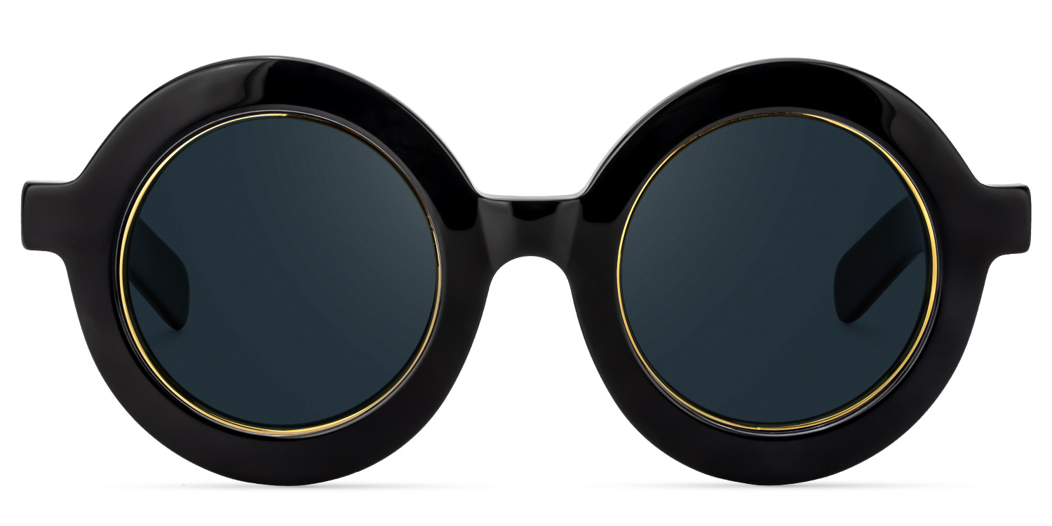 Round Black Glasses | Zeelool Glasses12