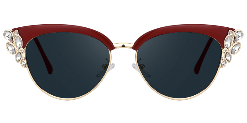 Hearn Cat Eye Red Glasses10