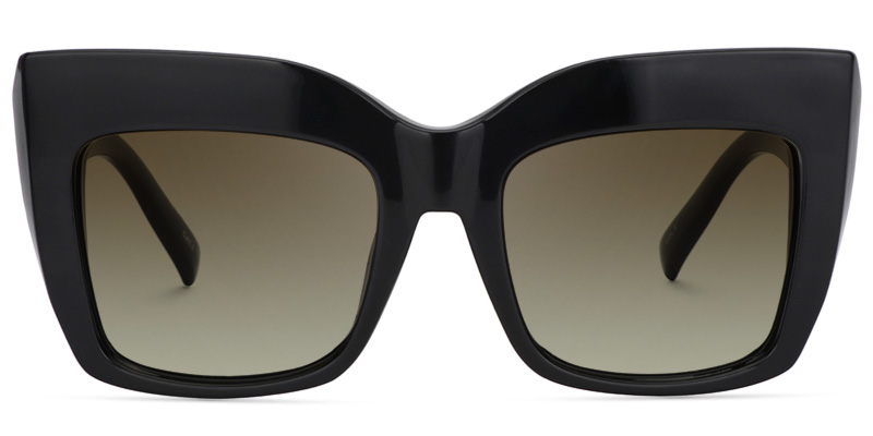 Alberta Cat Eye Black Glasses8