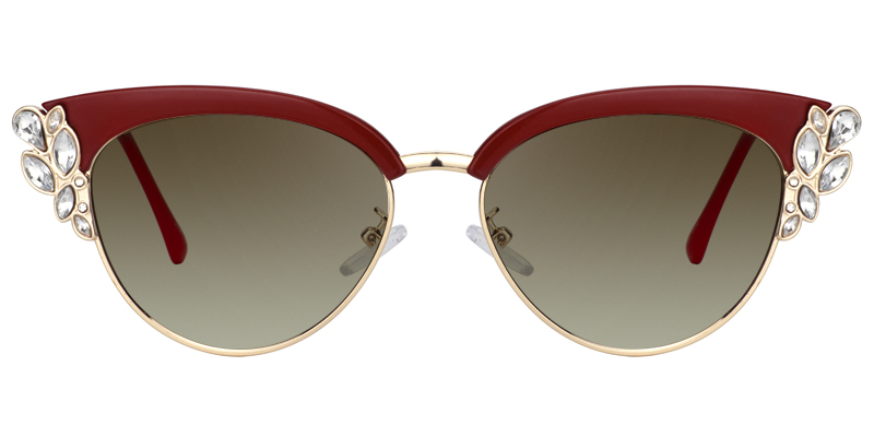 Hearn Cat Eye Red Glasses8