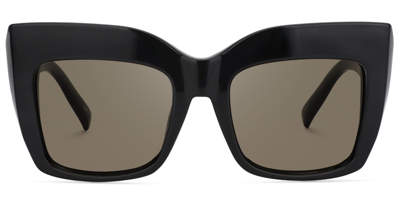 Alberta Cat Eye Black Glasses10