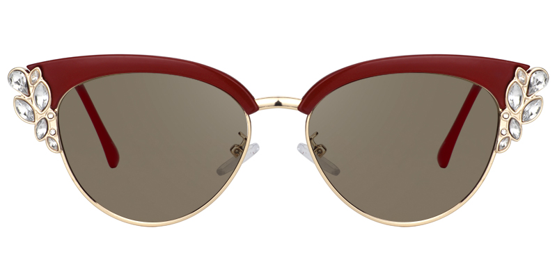 Hearn Cat Eye Red Glasses9
