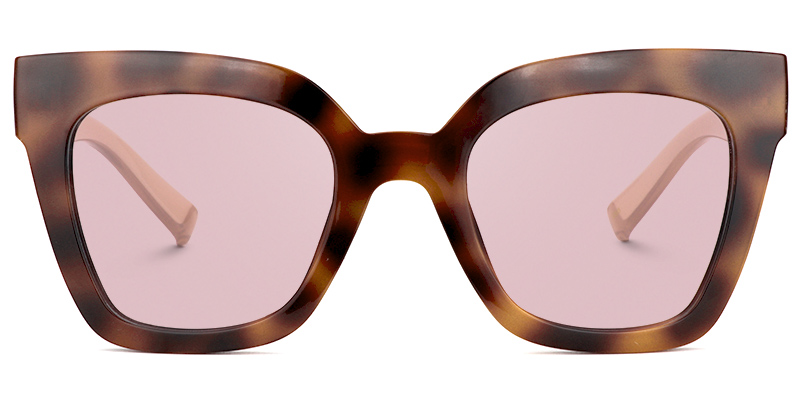 Square Burnt Umber Glasses | Zeelool Eyeglass Frames7